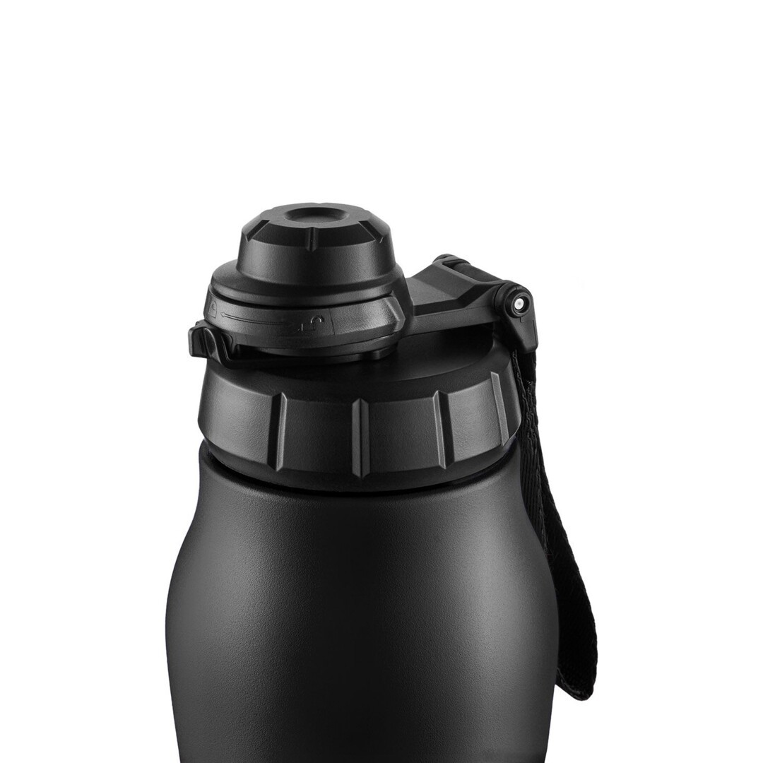 Still Black  Clean Stream Water Bottle