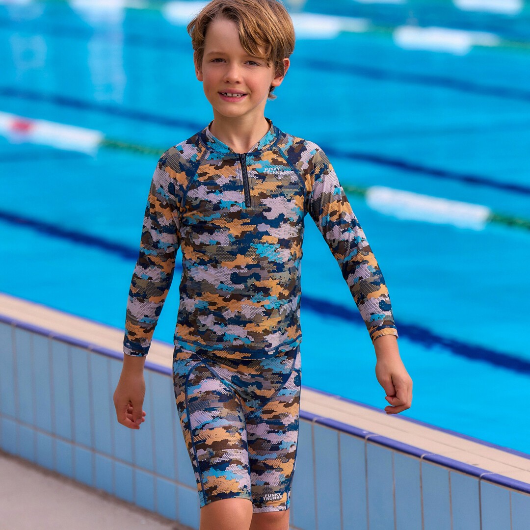 Bilko Baby Toddler Boy's Zippy Rash Vest