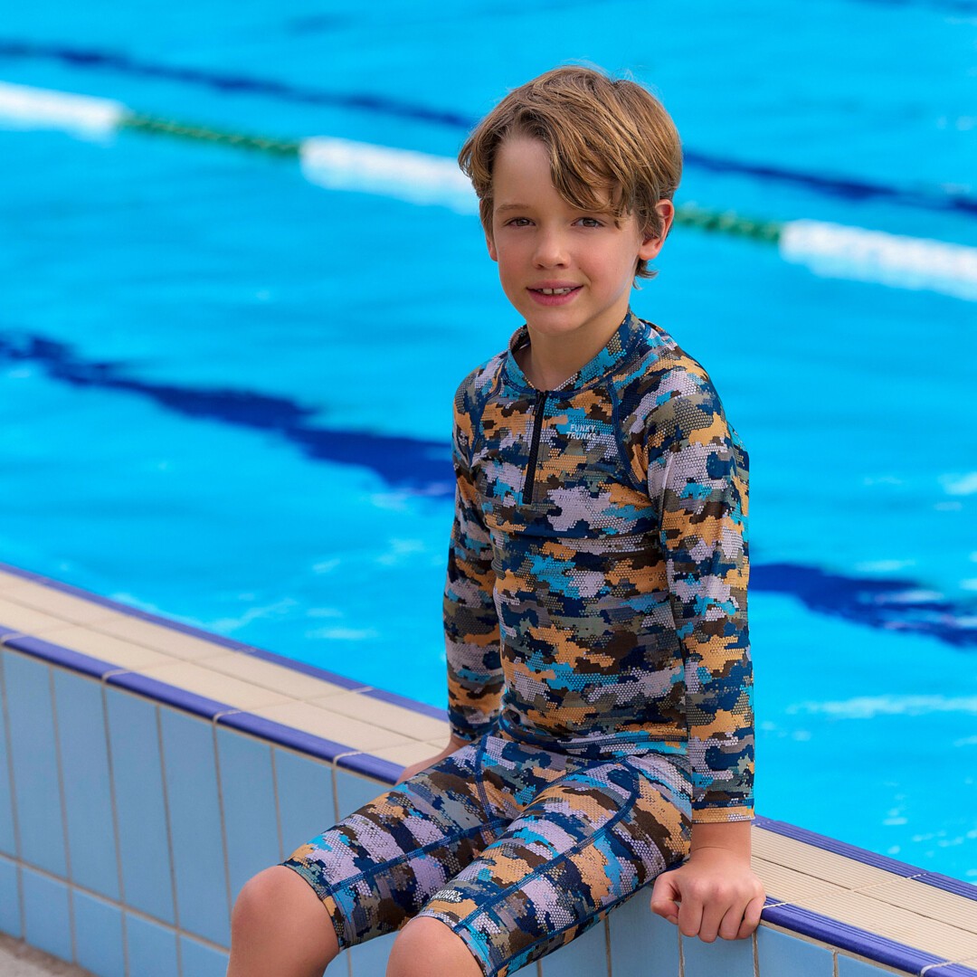 Bilko Baby Toddler Boy's Zippy Rash Vest