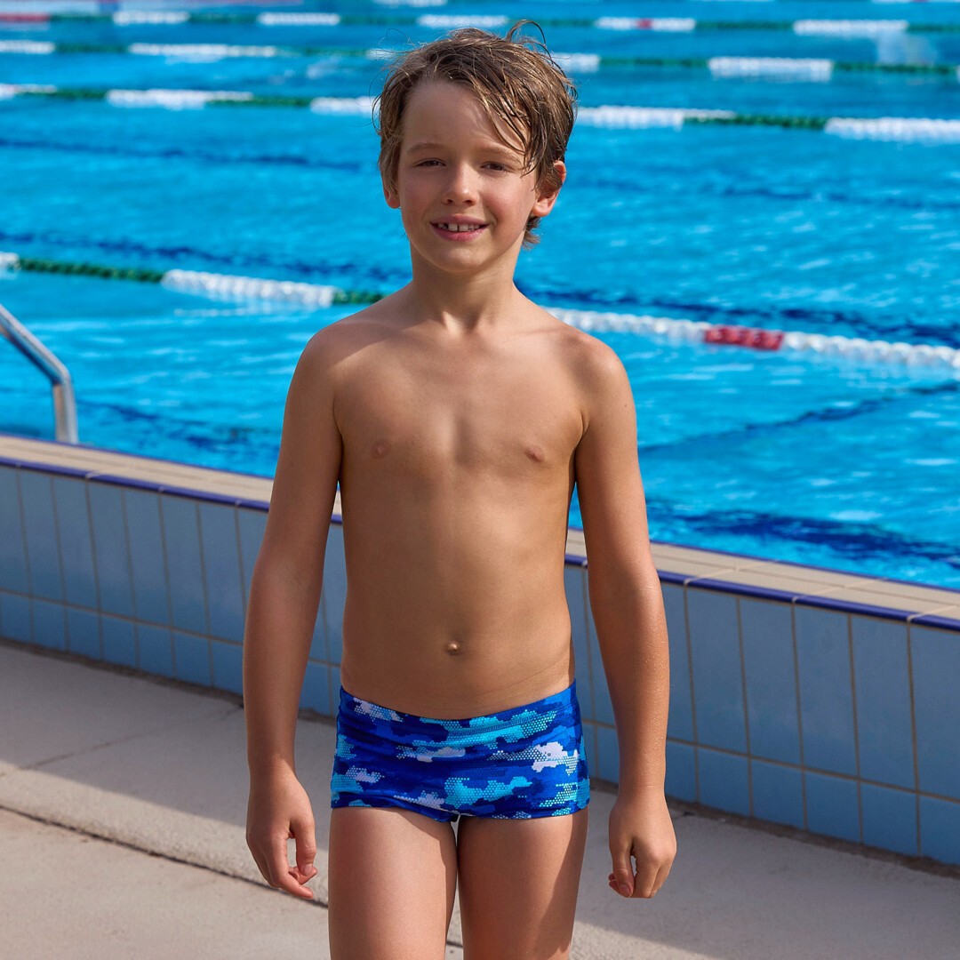 Clean Marine Toddler Boy's Printed Trunks