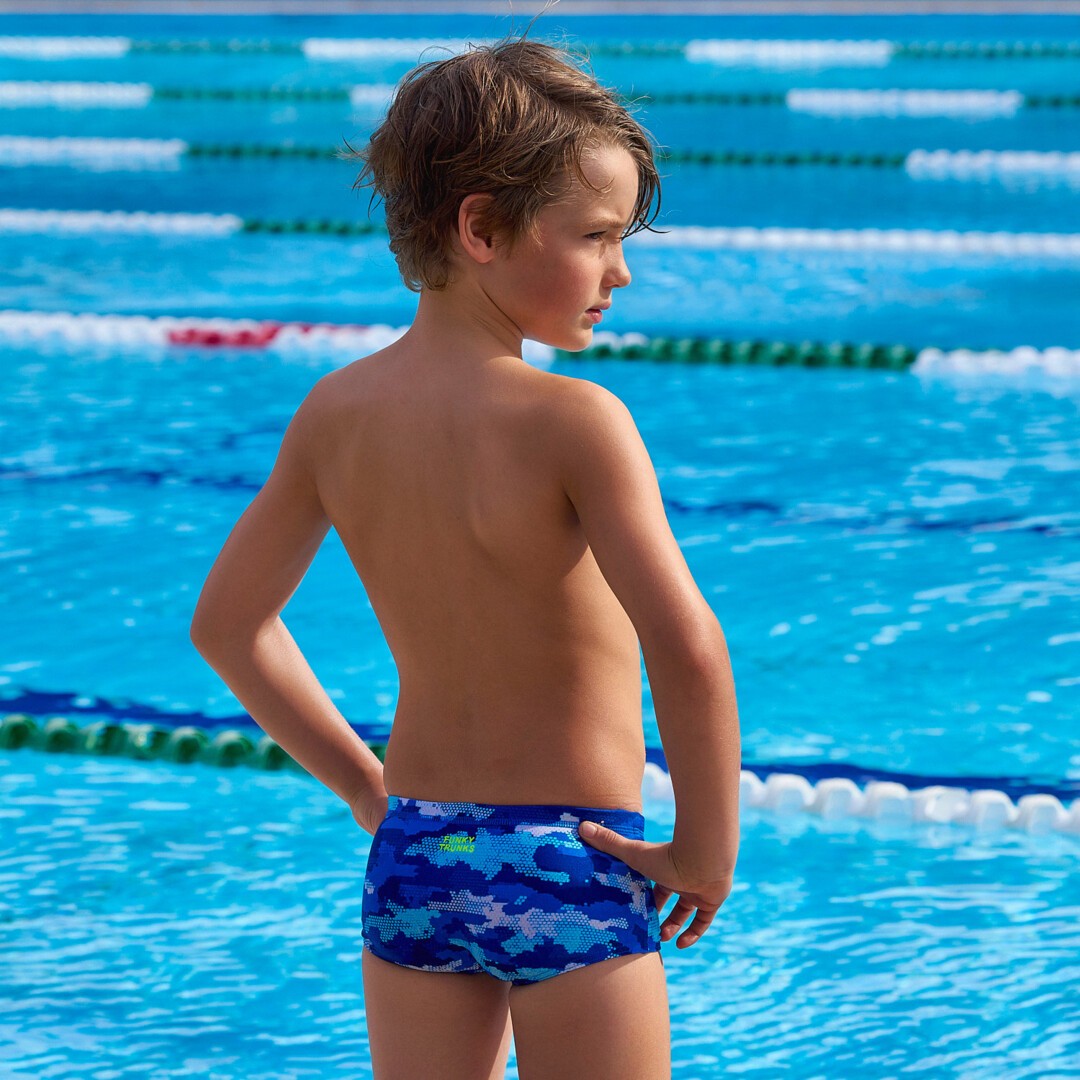 Clean Marine Toddler Boy's Printed Trunks