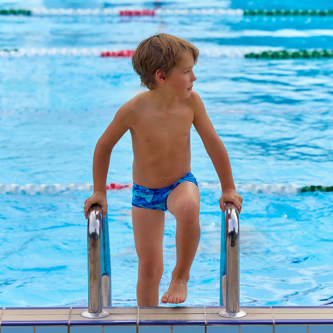 Try Blue Toddler Boy's Printed Trunks