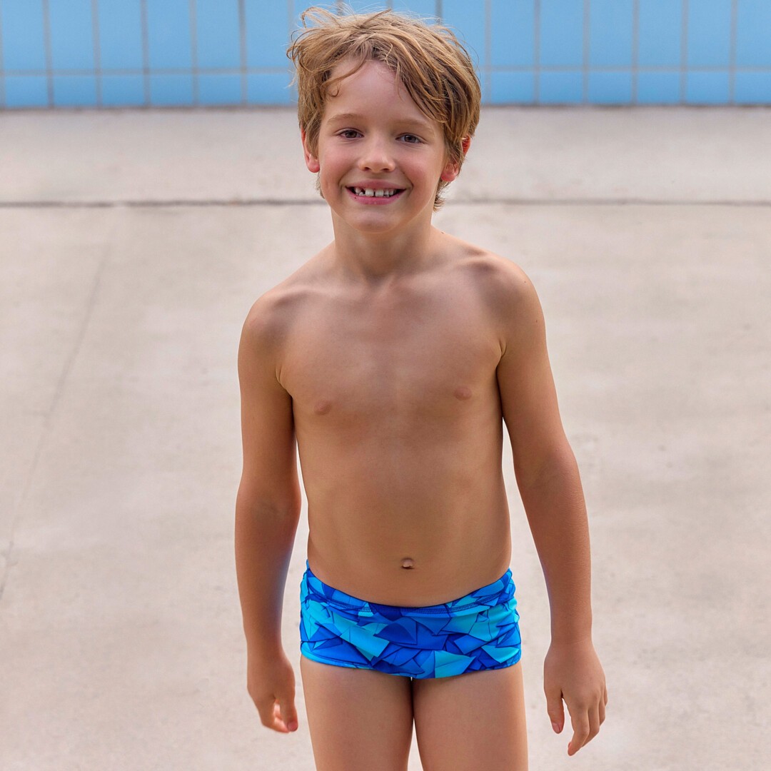 Try Blue Toddler Boy's Printed Trunks