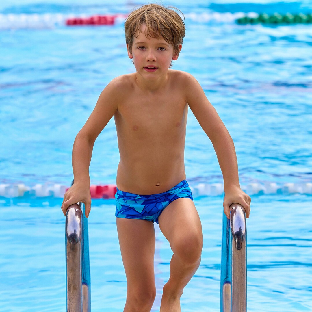 Try Blue Toddler Boy's Printed Trunks