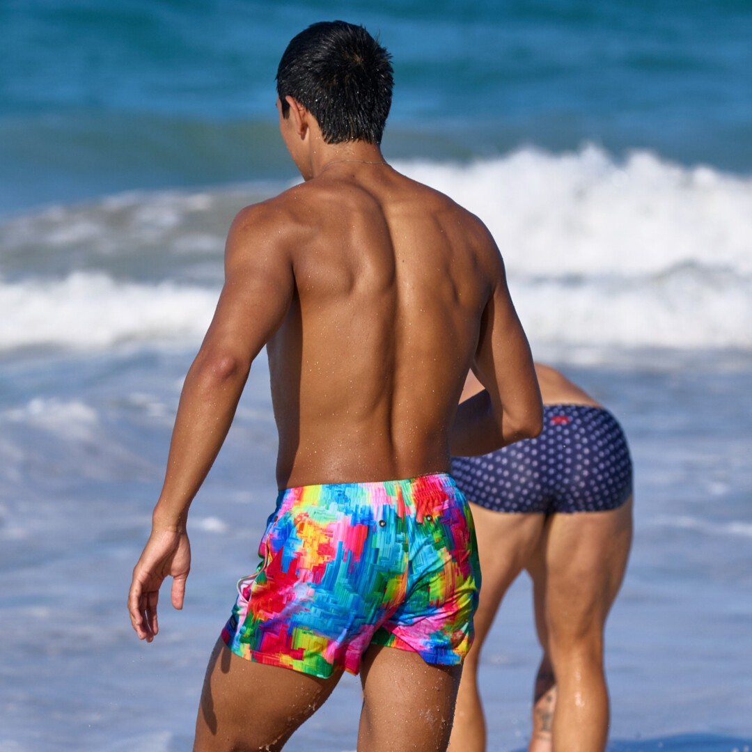 Falling Colours Men's Shorty Shorts Short