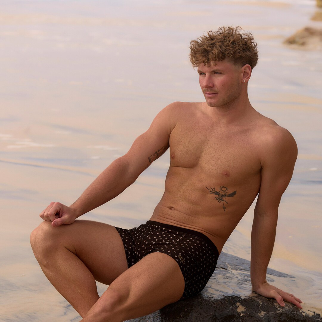 Hot Cross Men's Square Trunks